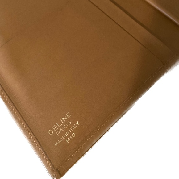 CELINE Macadam Canvas Long Wallet Coated Canvas Beige - Picture 4 of 7